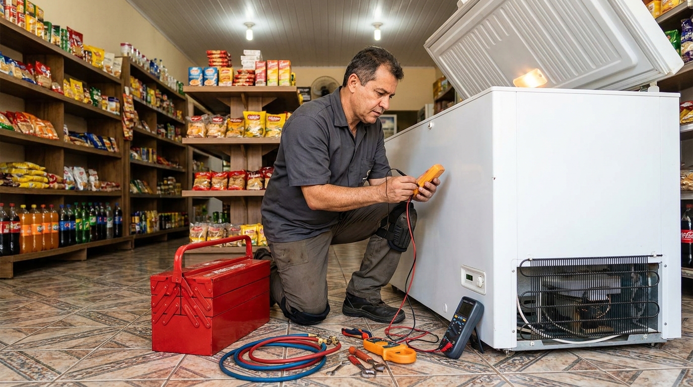 Ajuste de Temperatura do Freezer em Bauru‑SP